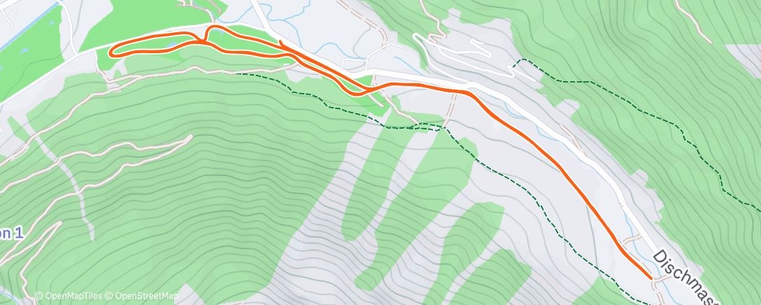 Map of the activity, Klassisch Langlauf...