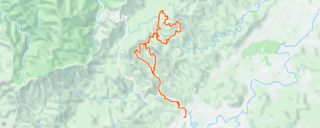 Map of the activity, Morning Ride