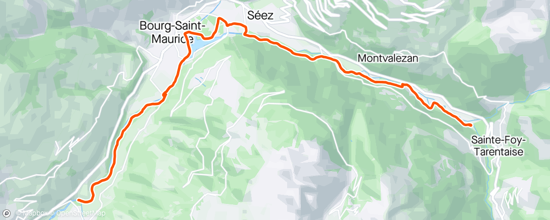 Map of the activity, Piste BSM