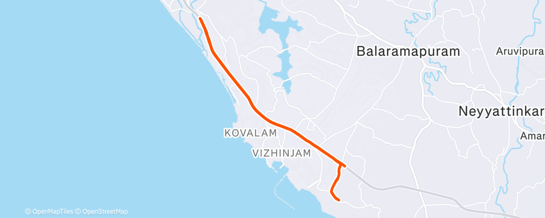 Map of the activity, Morning Ride