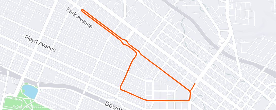 Map of the activity, Zwift - Tim Cusick (BaseCamp) 's Meetup on The Fan Flats in Richmond