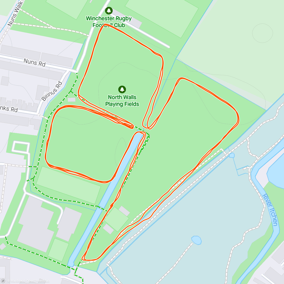 Map of the activity, parkrun #247  Slow (41:58)