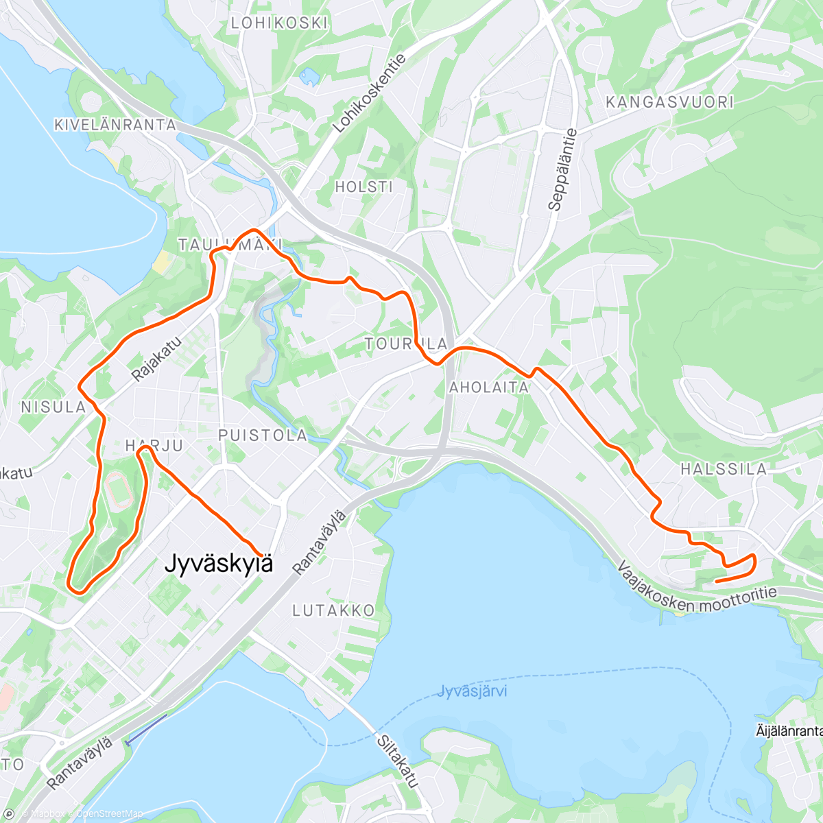 Map of the activity, 5,5km Afternoon Walk