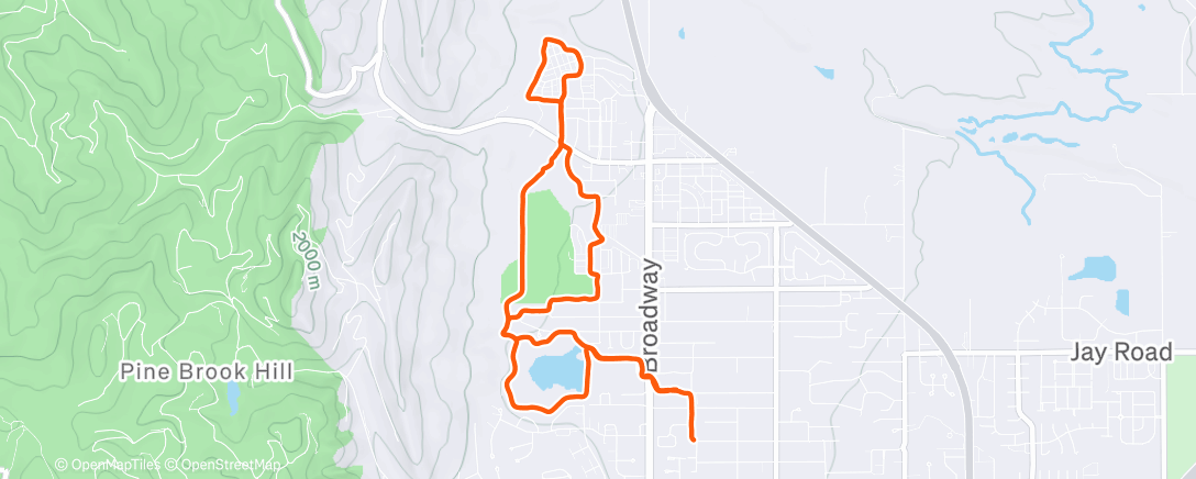 Mappa dell'attività Morning Run