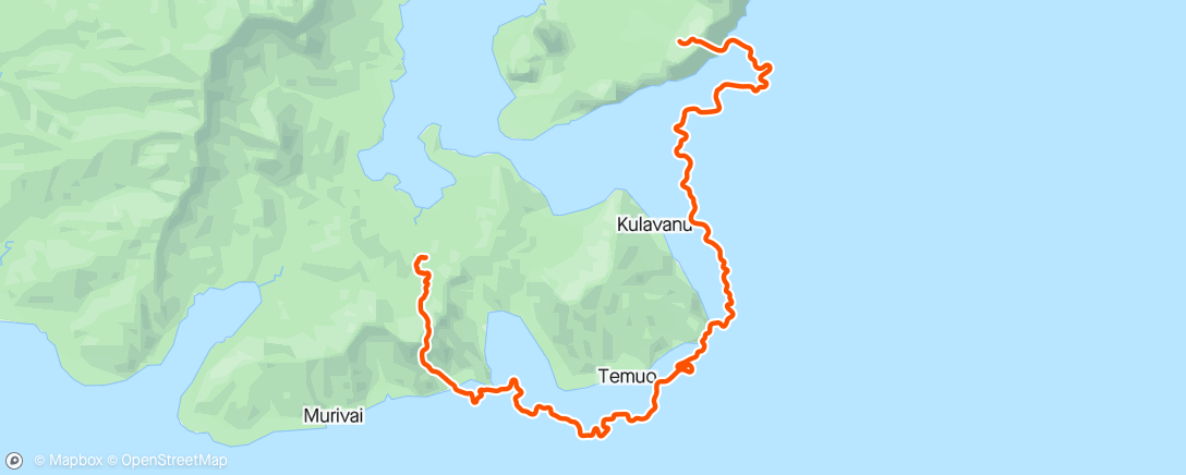Map of the activity, Zwift - Easy in Watopia