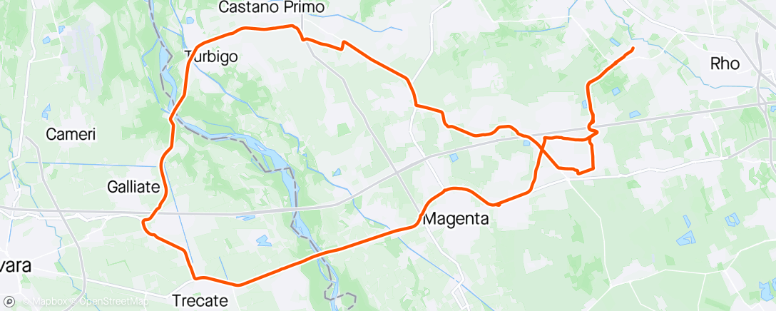 Map of the activity, Corbetta
