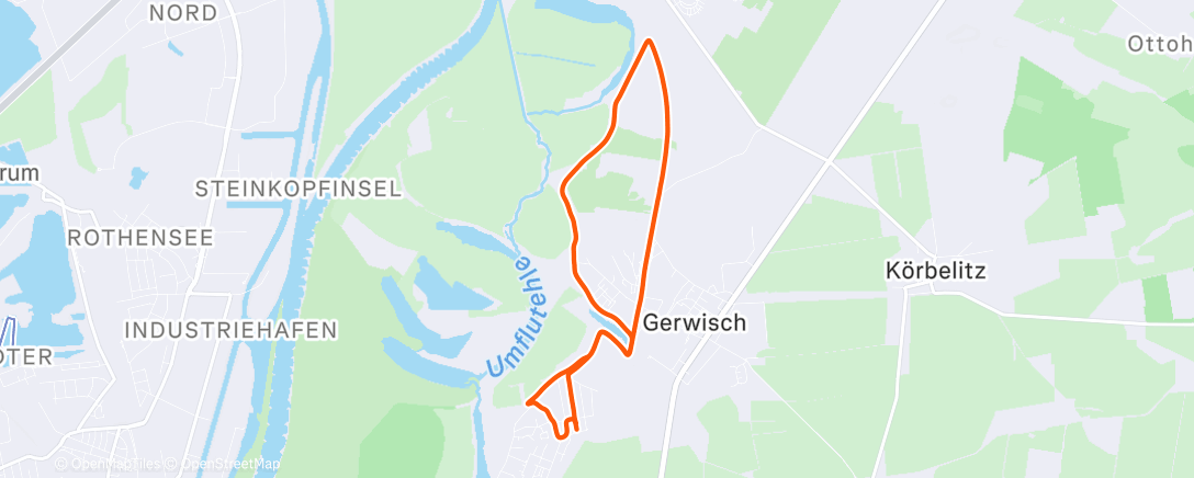 Карта физической активности (Lunch Run)