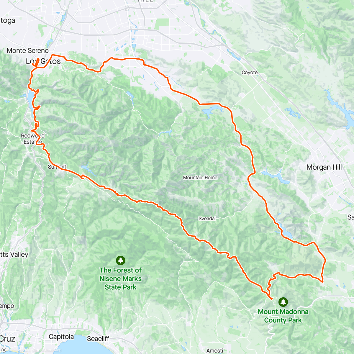 Map of the activity, Summit Citcuit