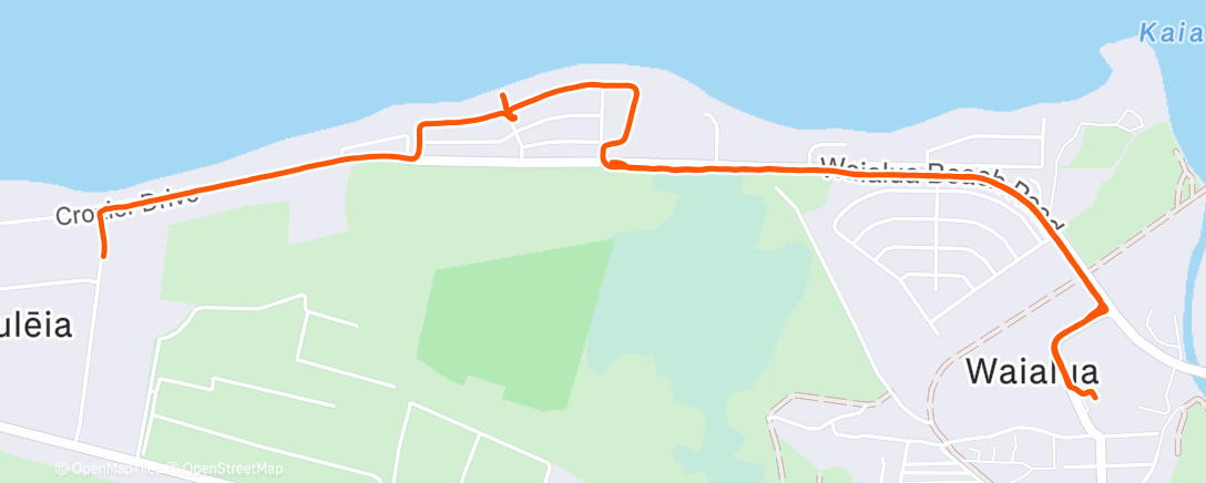 Kaart van de activiteit “Morning Run”