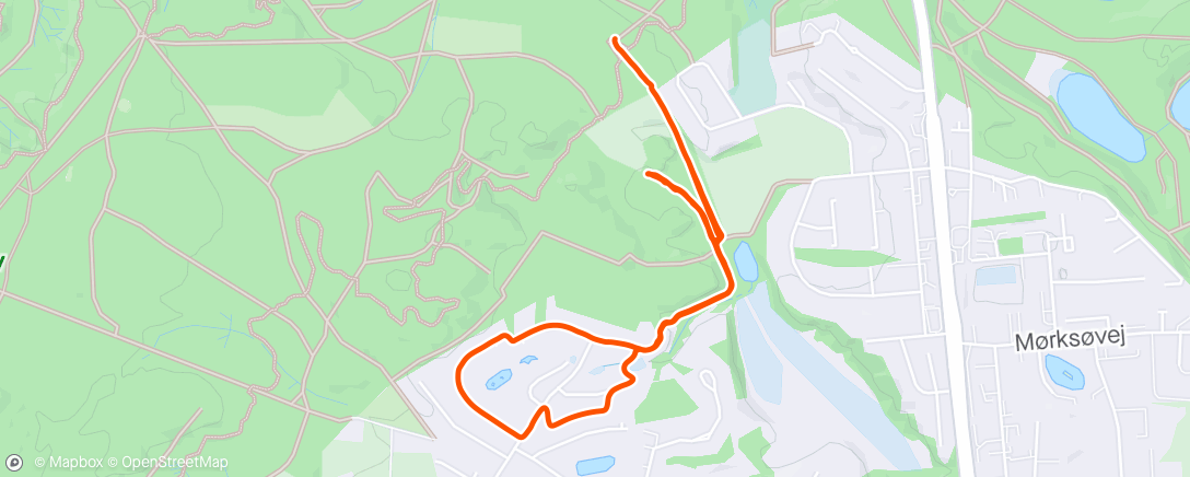 Map of the activity, Trilletur med mine seje cykelbørn 🥰