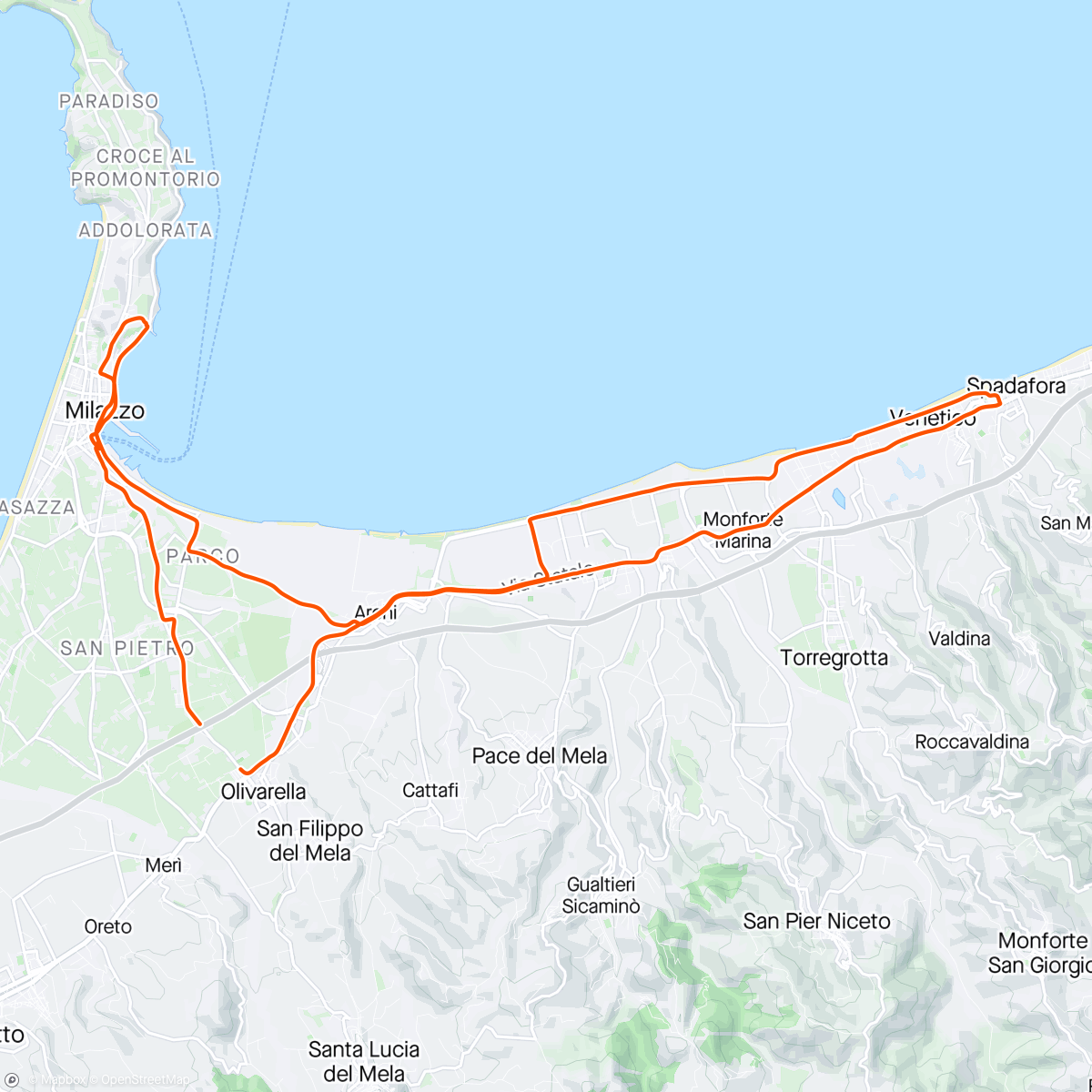 Map of the activity, Rifinitura