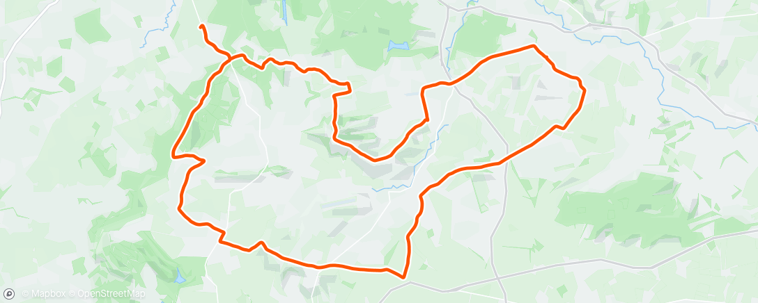 Mapa da atividade, Wessex Glorious Gravel Short Route