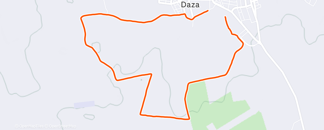 Карта физической активности (Afternoon Run)