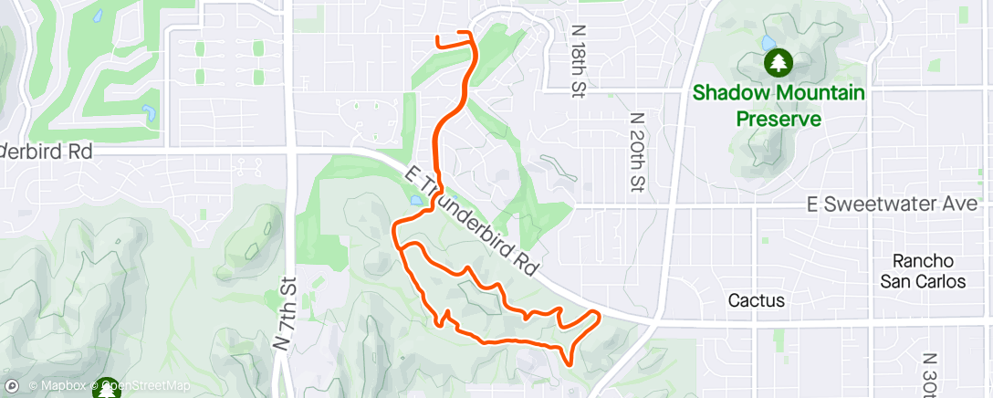 Map of the activity, Post Vacation Ride 😐
