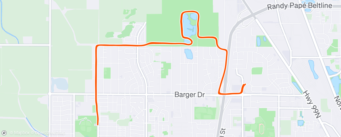 Map of the activity, Not Early Enough 🥵