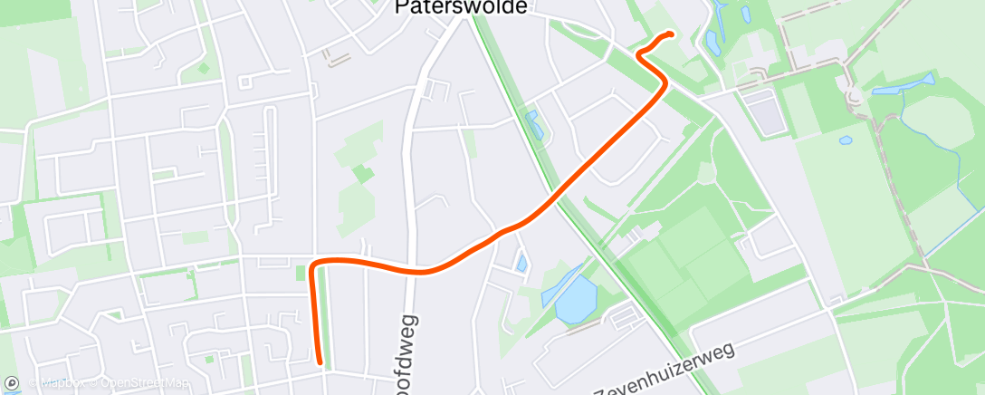 Map of the activity, Avondwandel4daagse Isa dag 4, het laatste stukje meegelopen