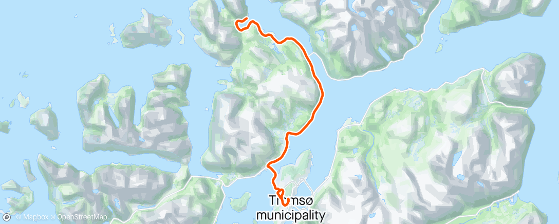 Map of the activity, R24 01 Kvaløyvågen