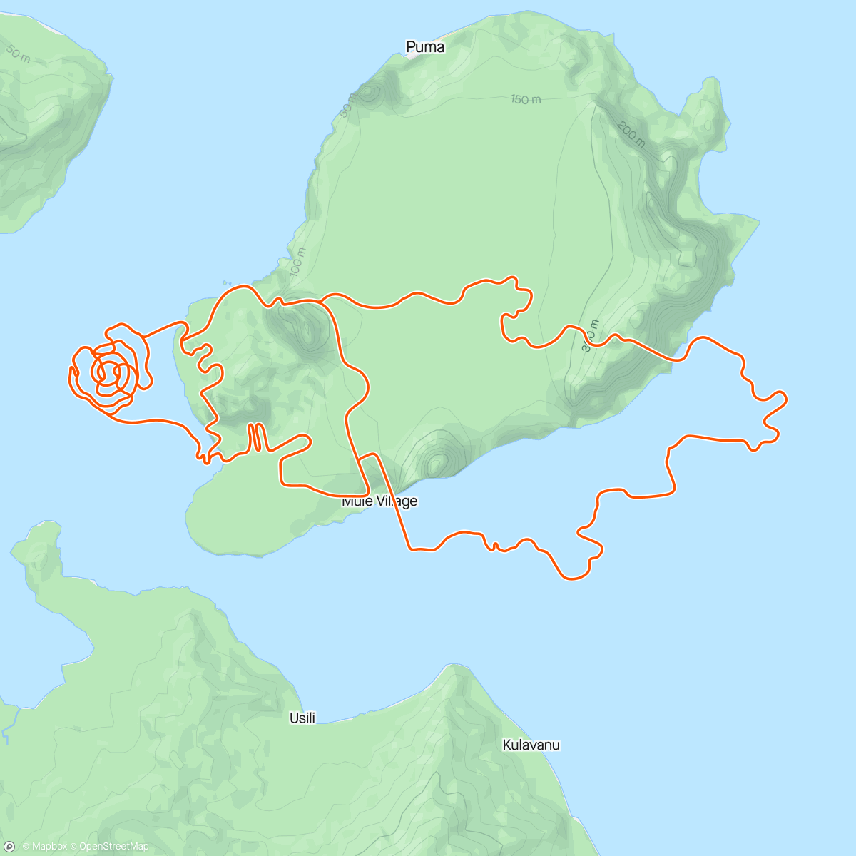 Mapa da atividade, Zwift - Troll