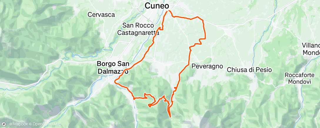 Map of the activity, Gravel in cerca di tumpi