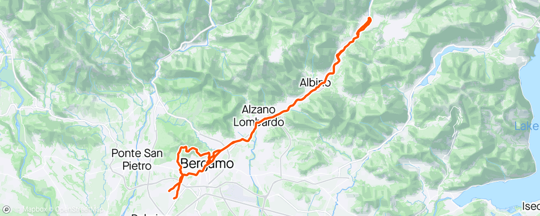 Map of the activity, Scarico