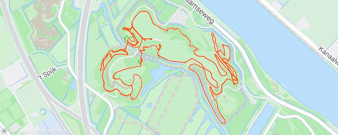 Map of the activity, Rockgarden proberen