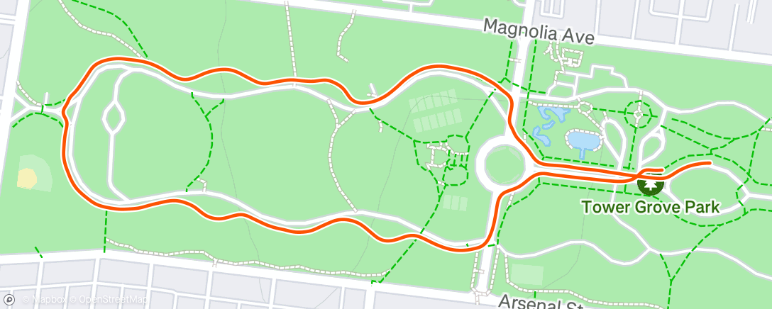 Map of the activity, Mini run with…