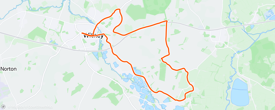 Map of the activity, Sunday long with Matt & Ed