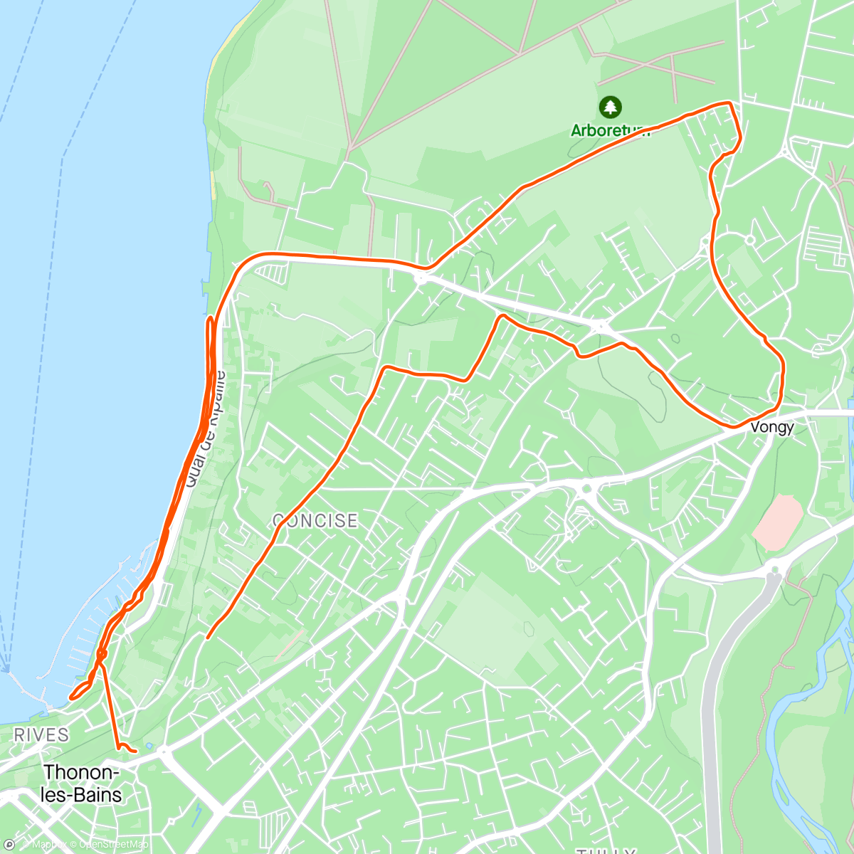Map of the activity, 1er 10km pour Viggo