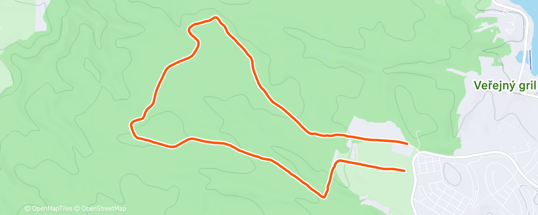 Map of the activity, vyběhat řízky