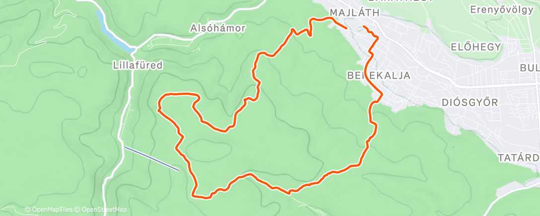 Map of the activity, Xmas Epic - ‘Na itt a kert ‘ edition