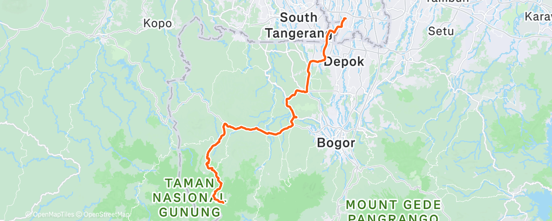 Map of the activity, Malasari - Jakarta