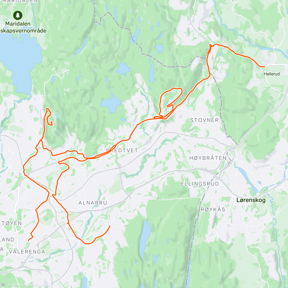 Map of the activity, Rundt omkring