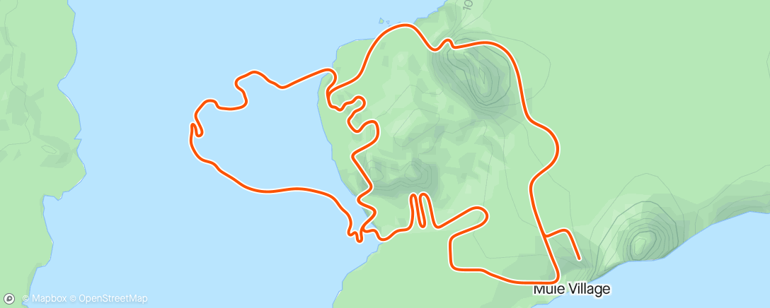 Mapa da atividade, Zwift - Pacer Group Ride: Triple Flat Loops in Watopia with Yumi