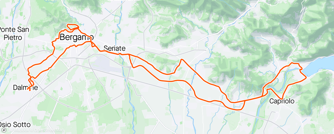 Mapa da atividade, Sarnico- Boccola