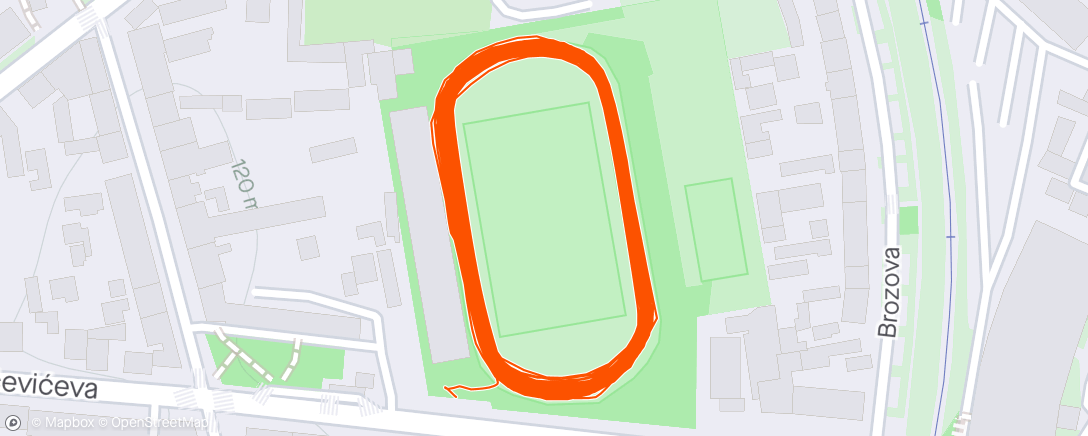 Map of the activity, Il Velodromo ll