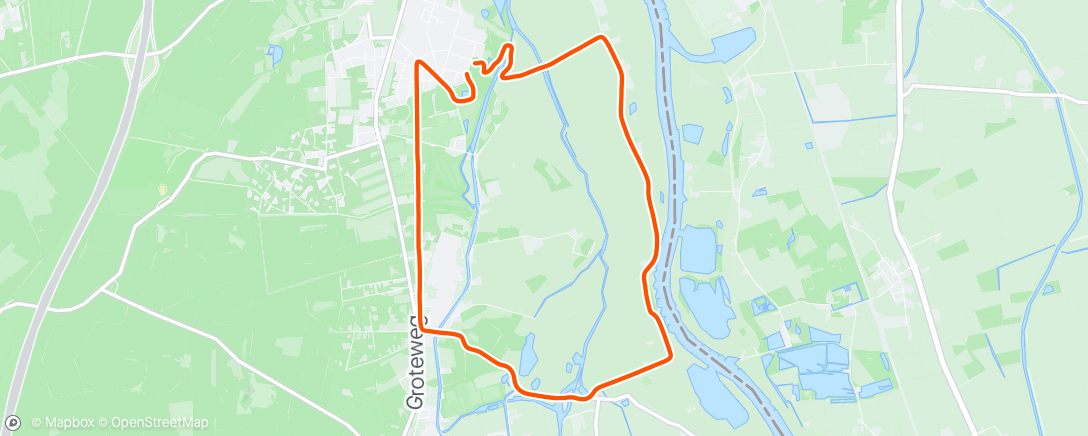 Map of the activity, Namiddagloop 4x2km WT+15” P2 ☀️☀️☀️
