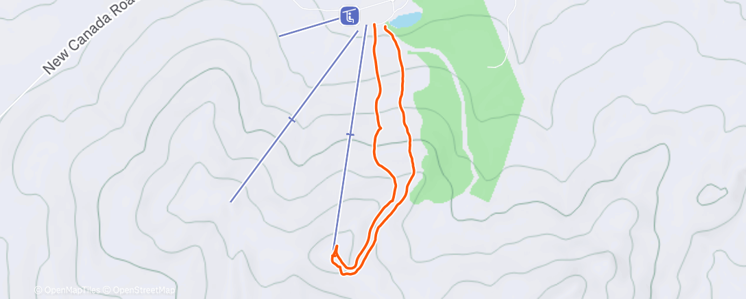 Map of the activity, Ragged w Jac