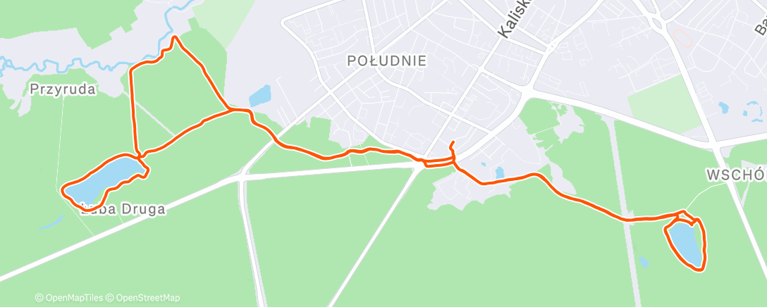 Карта физической активности (Lunch Trail Run)