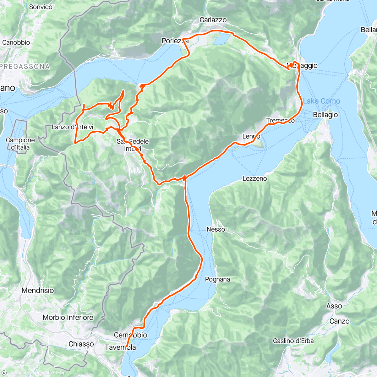 活动地图，Giro baretti