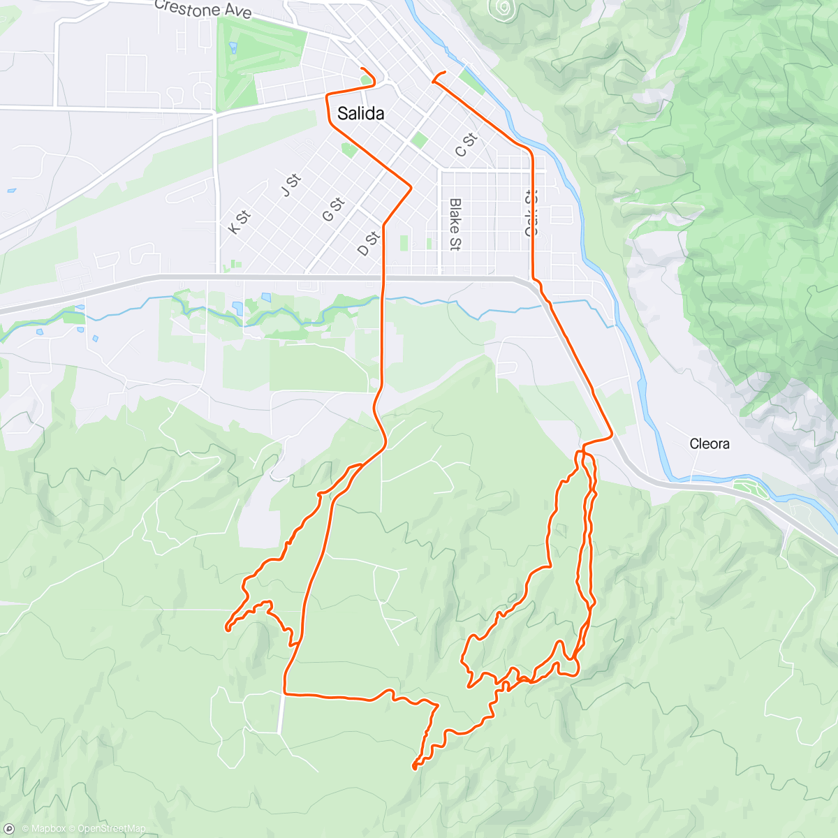 Map of the activity, 3x6