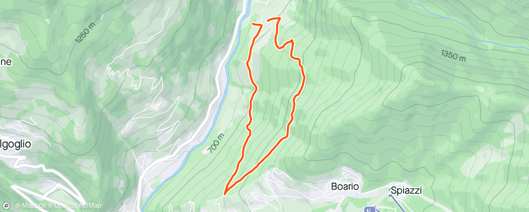 Map of the activity, Boario, Brignol