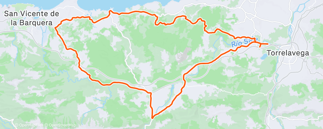 Карта физической активности (Morning Ride)