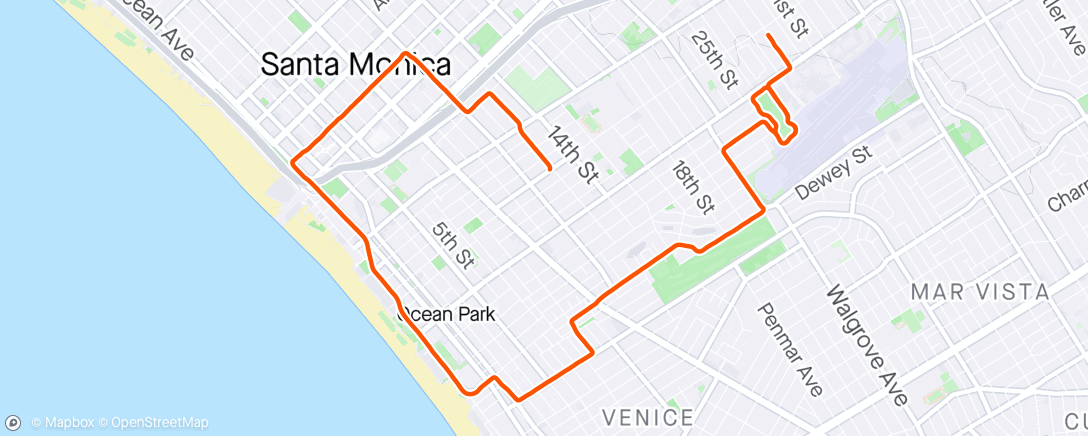 Map of the activity, Hoodie fog jog