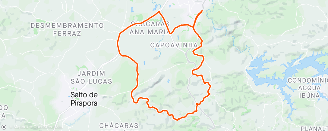 Mappa dell'attività Pedalada de mountain bike matinal