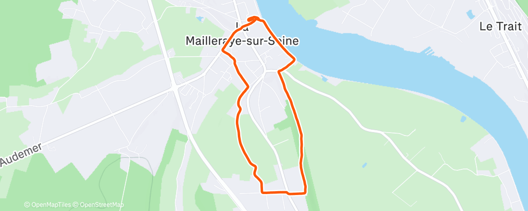 Map of the activity, Balade dominicale et bien fraîche
