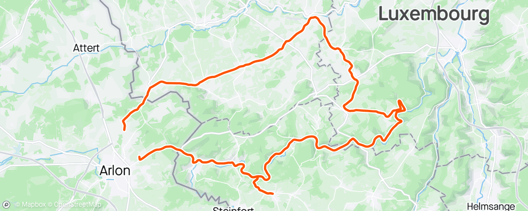 Mapa de la actividad (Sortie vélo dans l'après-midi)