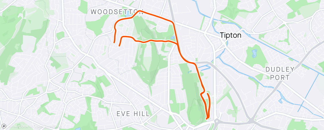 Map of the activity, Dudley Zoo - 1:2:1(and a bit)! 🥵
