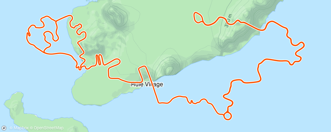 Map of the activity, When the 2x20 turns into 1x45