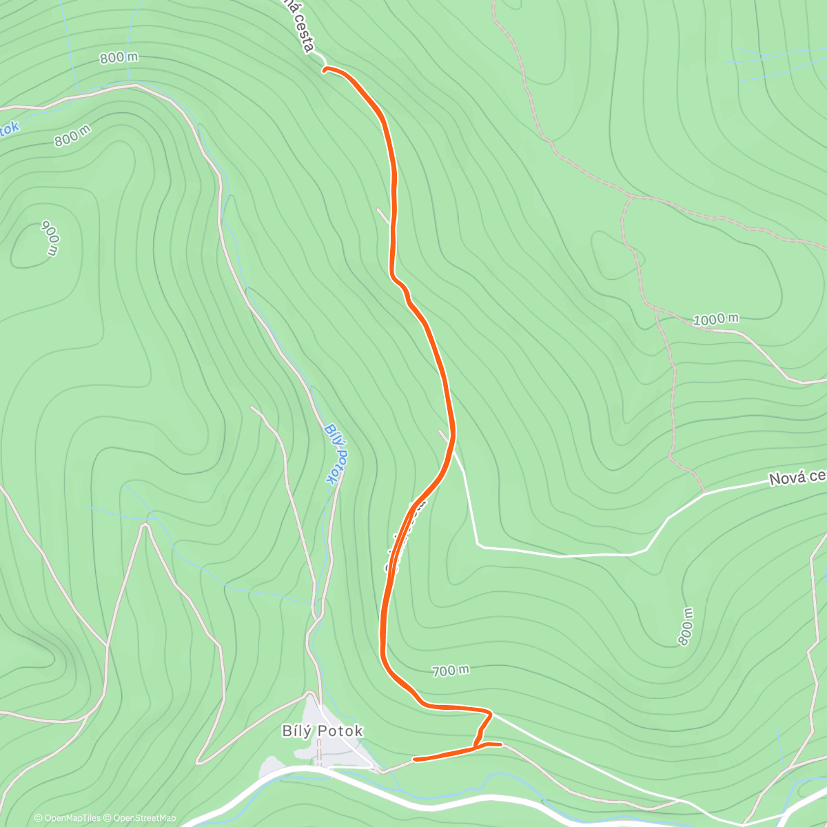Map of the activity, Po oslavě na Kamzičí skálu