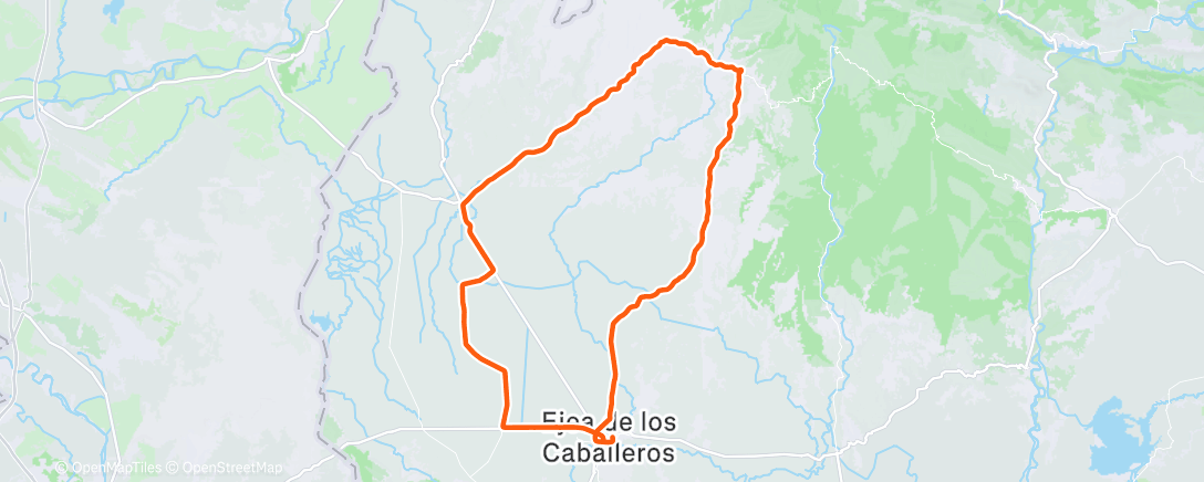 Map of the activity, Morning Ride